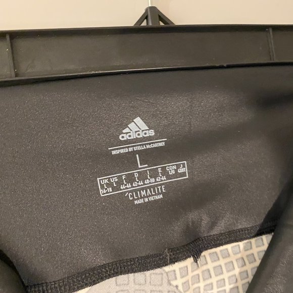 Adidas x Stella McCartney Black & White Tights L - Picture 6 of 6